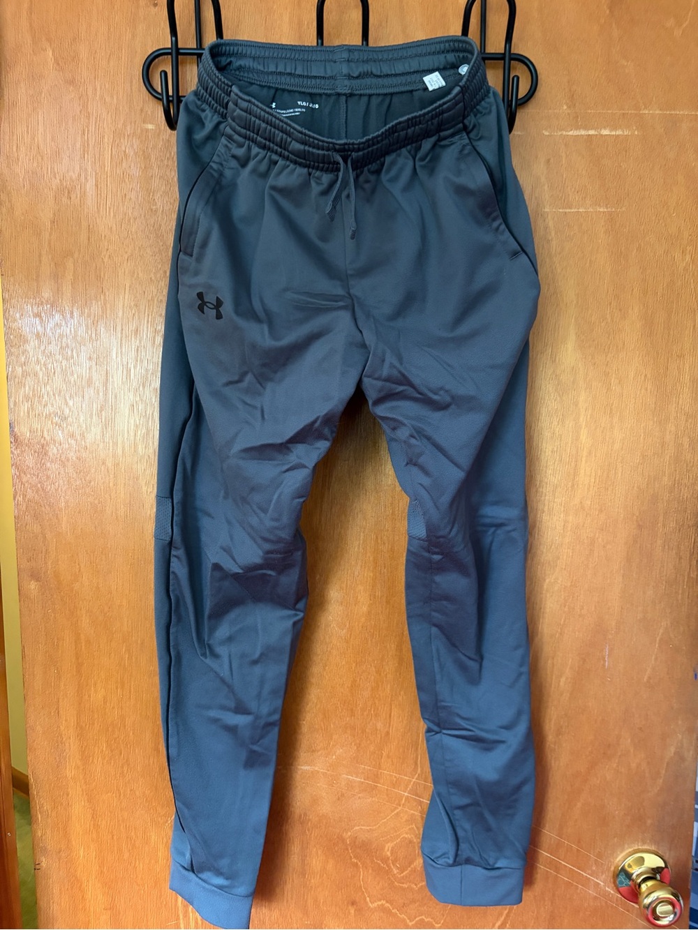 Under Armour Men's Charcoal Gray Lightweight Training Joggers